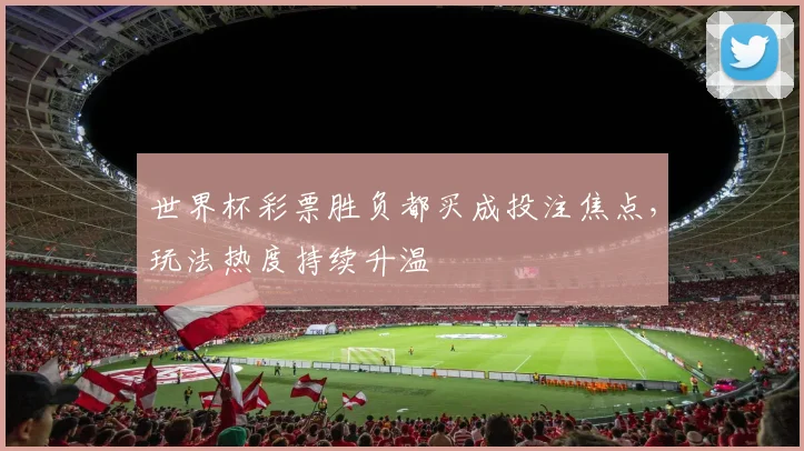 世界杯彩票胜负都买成投注焦点，玩法热度持续升温